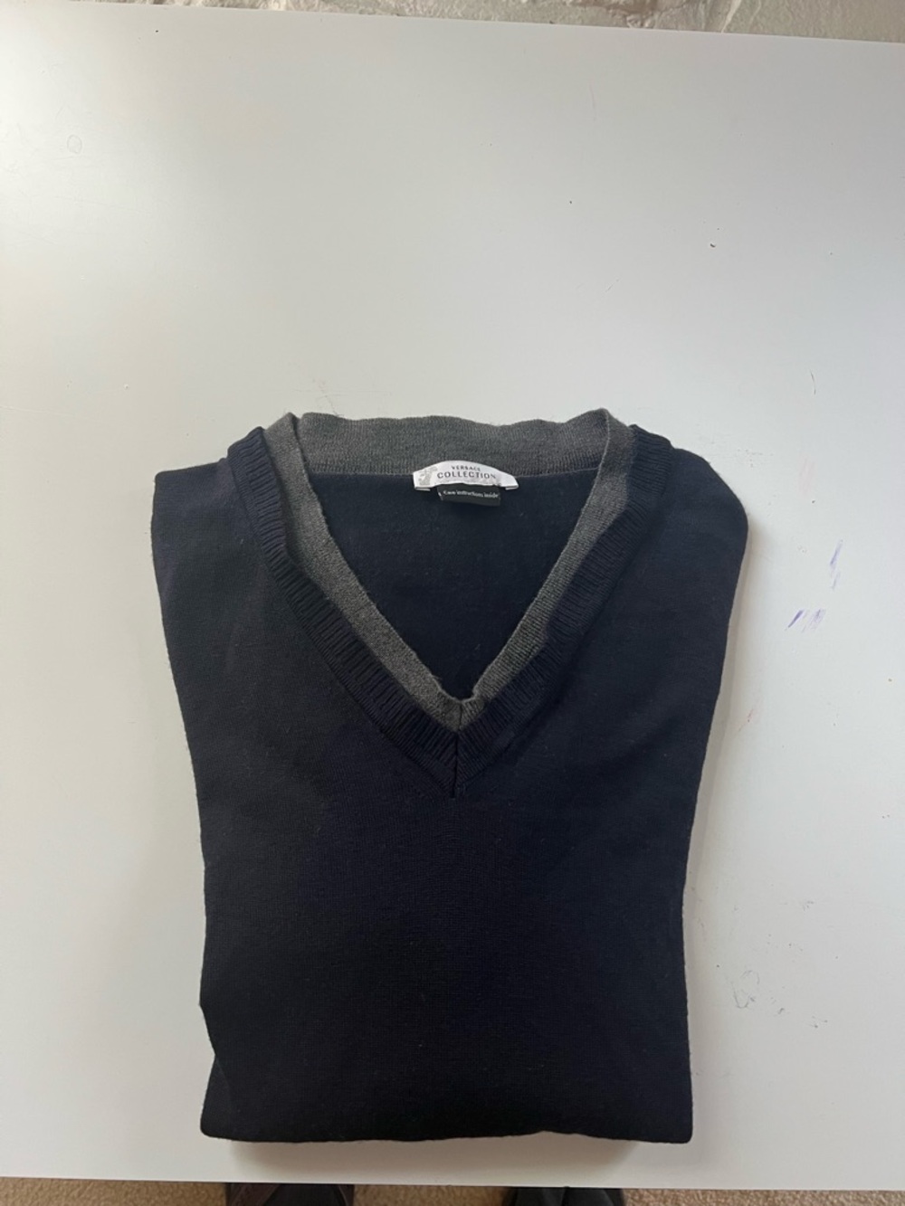 Versace Crewneck Sweatshirt Dark Blue Size M